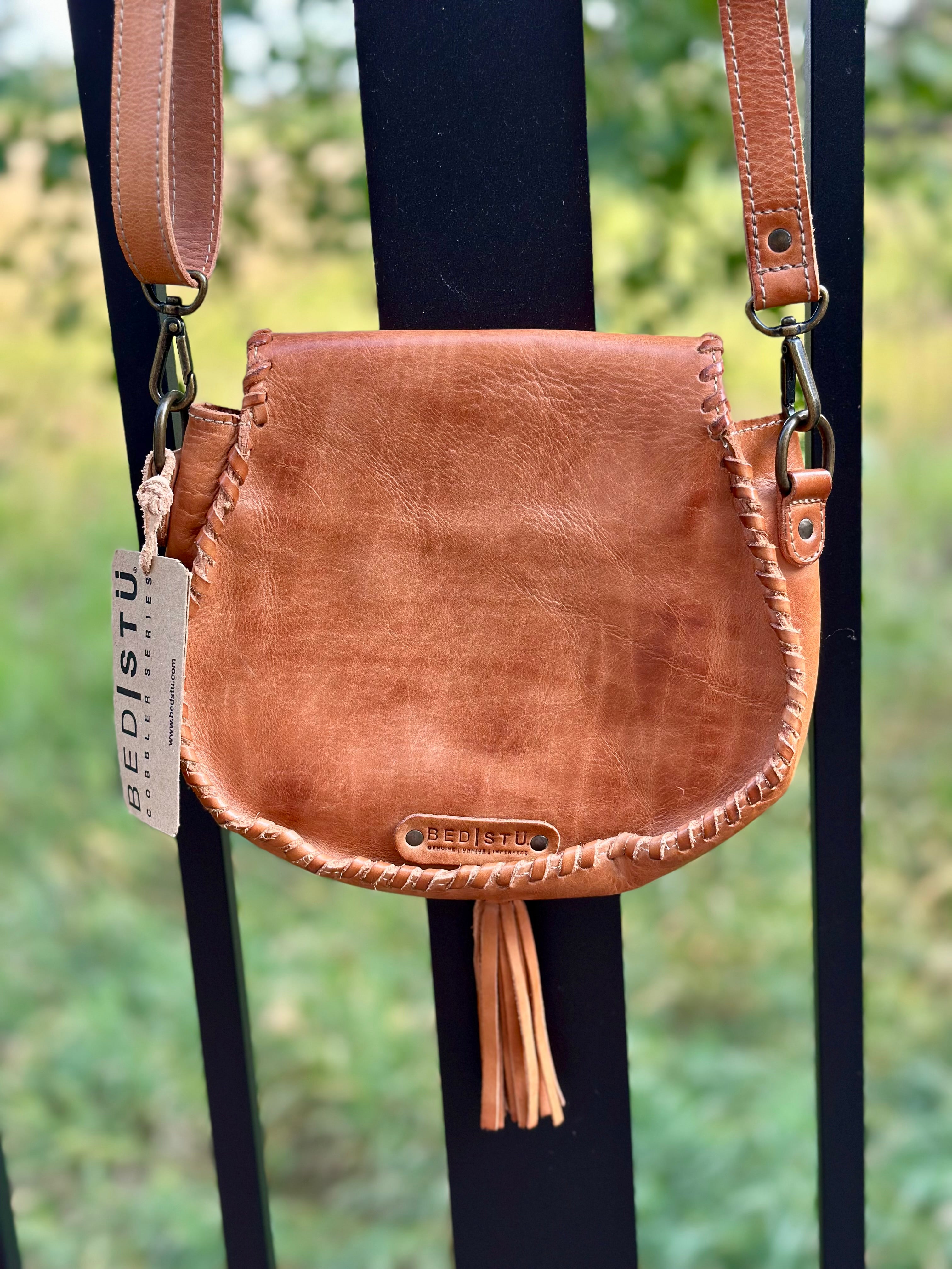 Half Moon Tan Rustic (Bed Stu) Bags- Purses BED STU