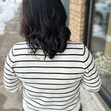 Ivory Black Clyde Jacket