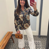 Midnight Bloom Blouse Tops- Blouses EE:SOME