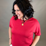 Red Corrie Tee Top - Tee THREAD & SUPPLY