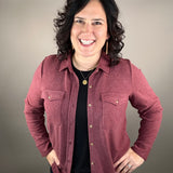 Deep Ruby Cassian Shirt