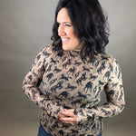 Western Mesh Top Tops- Blouses EE:SOME