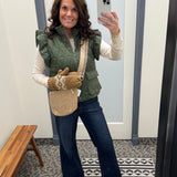 Dark Wide Flare Wide Hem Jeans