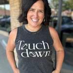 Mineral Black Touchdown Tank Top Tops- Tanks HRT and LUV