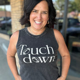 Mineral Black Touchdown Tank Top Tops- Tanks HRT and LUV