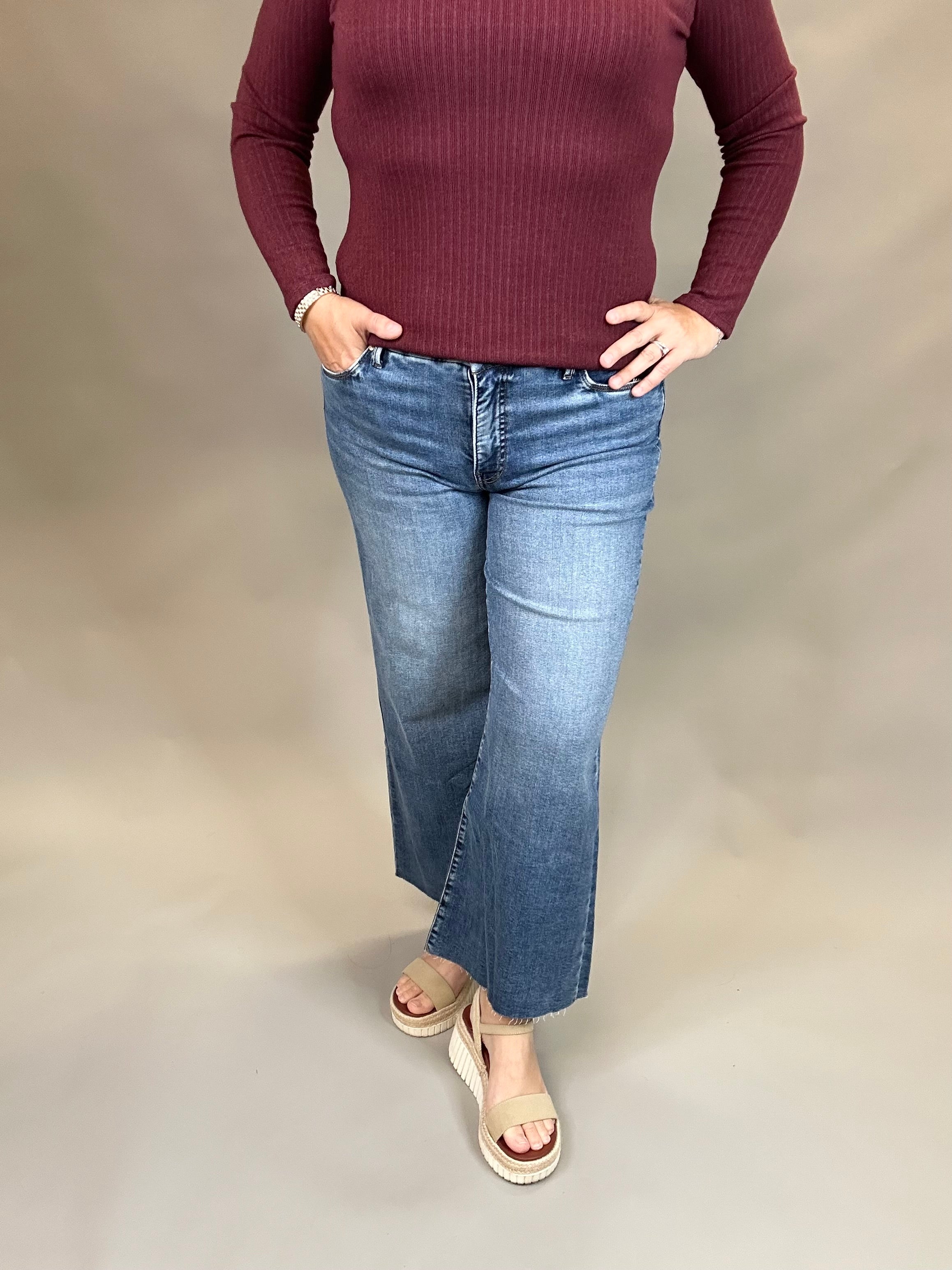 Toughness Meg Jeans Bottom- Pants KUT FROM THE KLOTH