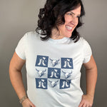 Checkered Boot Tee Top - Tee FLAG AND ANTHEM