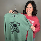 Heather Red It's Full Sweatshirt Top - Sweatshirt CHLOE VS TANK