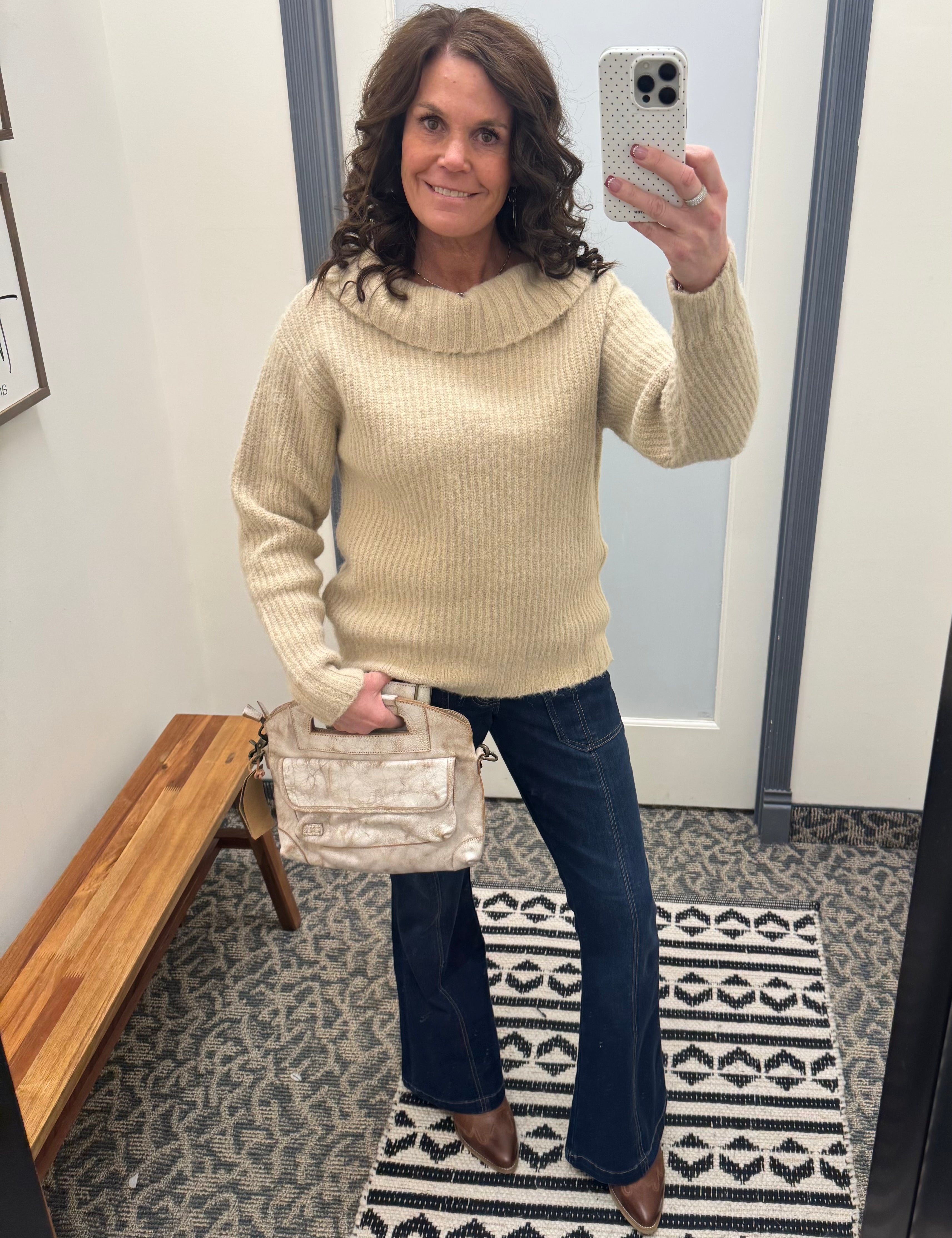 Taupe Boat Neck Sweater Top - Sweater SUNDAY EDITION