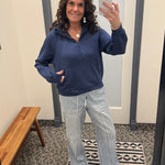 Med Wash Triana Lounge Pant Bottoms - Pants FLAG AND ANTHEM