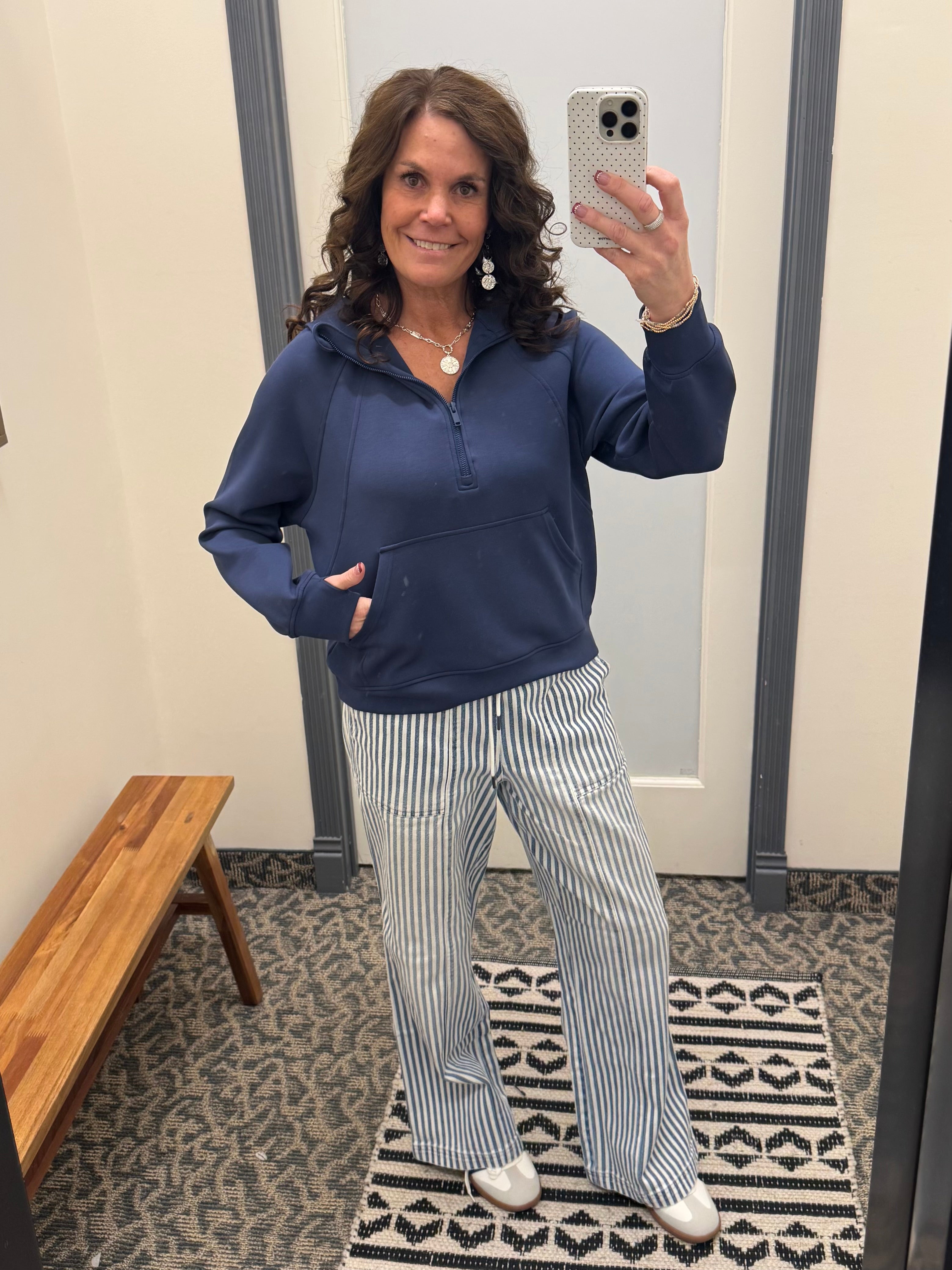 Med Wash Triana Lounge Pant Bottoms - Pants FLAG AND ANTHEM