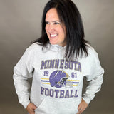MN Football Hoodie Tops- Sweatshirts LIMEBERRY DESIGNS