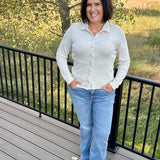 Beige Lilah Shirt Tops - Button Ups THREAD & SUPPLY