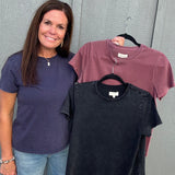 Navy Asher Tee