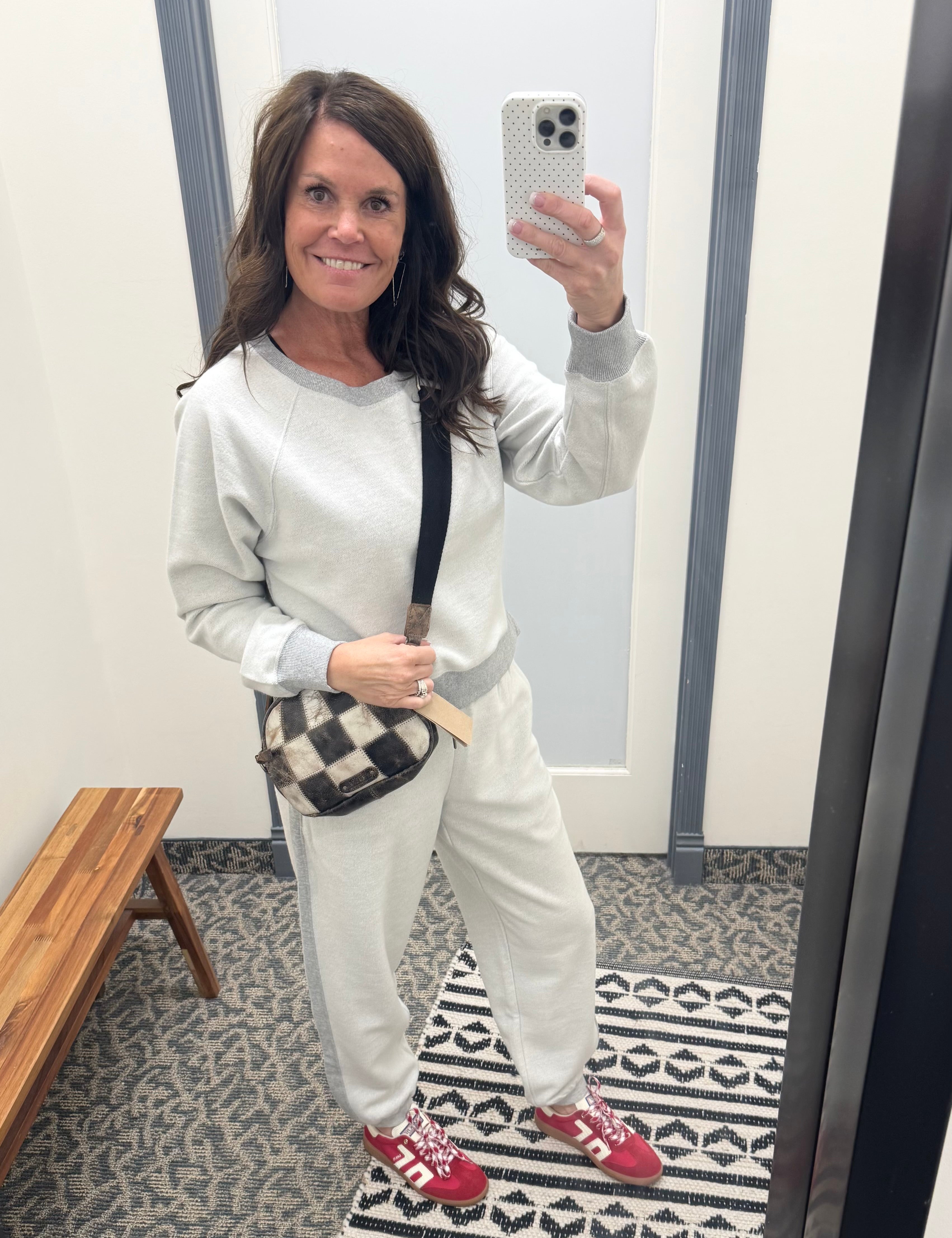 Heather Grey Helen Sweatshirt Top- Sweatshirts THREAD & SUPPLY