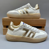 Brooklyn L26 Metallic Gold Platform Sneaker