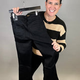 Black Natalie Bootcut Jeans