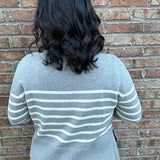 Geralyn Striped Crew Sweater