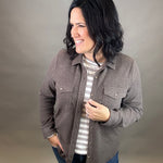 Brown Heather Cassian Shirt Tops - Button Ups THREAD & SUPPLY