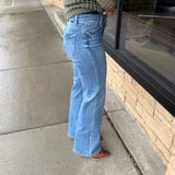 Flare Medium Wash Stretchy Jeans