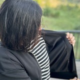 Black Buttery Soft Flap Pocket Jacket