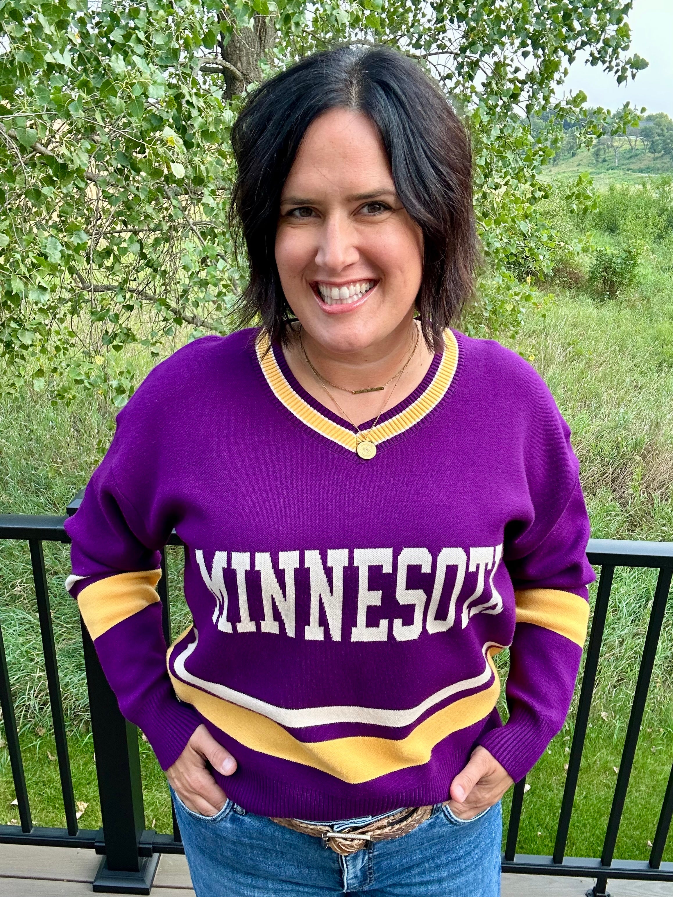 Purple Minnesota University Sweater