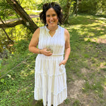 Ivory Taupe Amorette Dress Dresses THREAD & SUPPLY