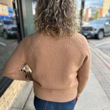 Camel Embroidery Sweater Top - Sweater STACCATO