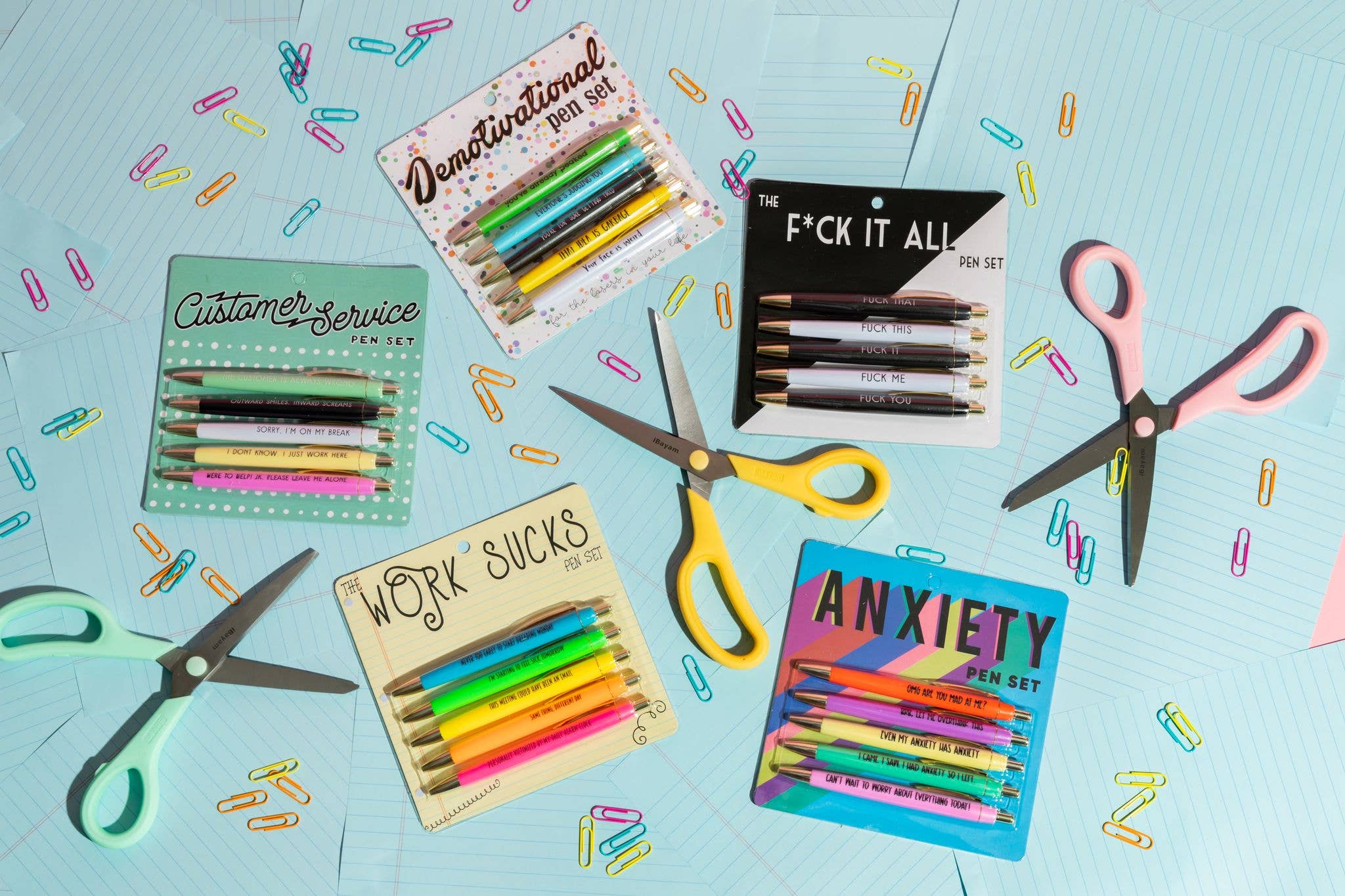 Demotivational Pen Set Home-Stationery FUN CLUB