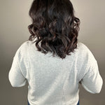 Heather Grey Plush 1/2 Zip Sweatshirt Top- Sweatshirts FLAG AND ANTHEM