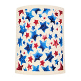Red & Blue Stars Swedish Dishcloth