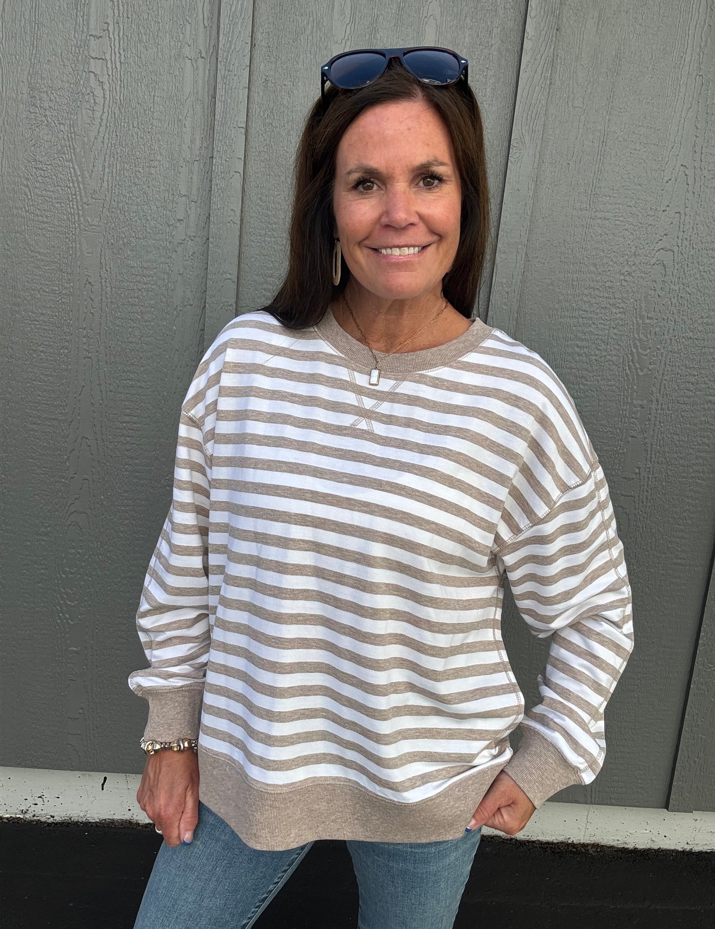 Heather Ash Everyday Sweatshirt Top - Sweatshirt Z Supply