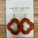 Rustic Clover Leaf Jewelry - Earrings St. Peter Hardware