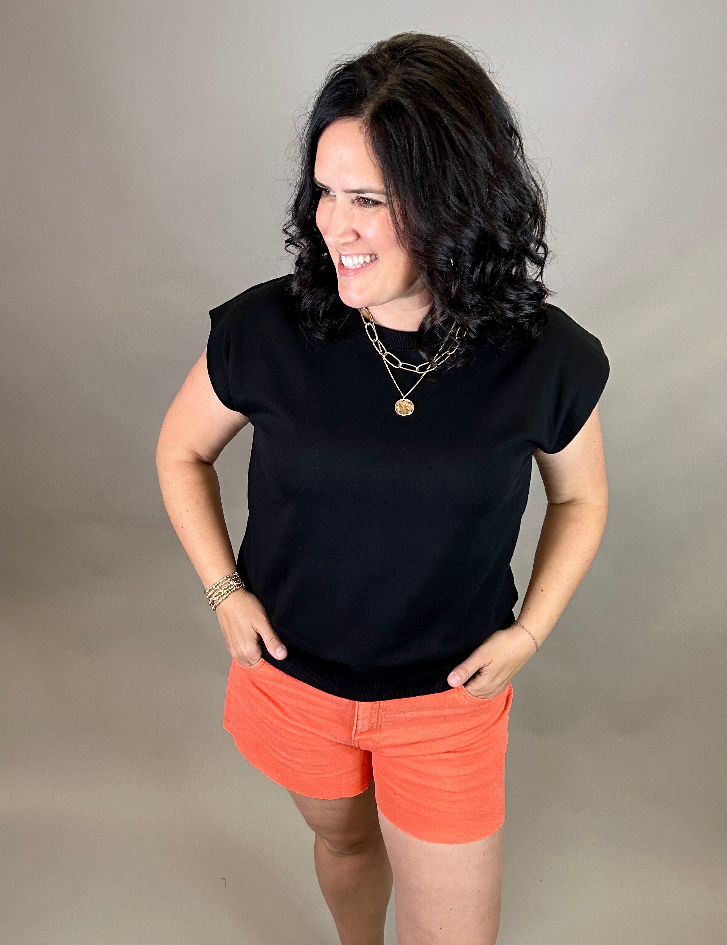 Tangerine Jane Long Short Bottoms - Shorts KUT FROM THE KLOTH