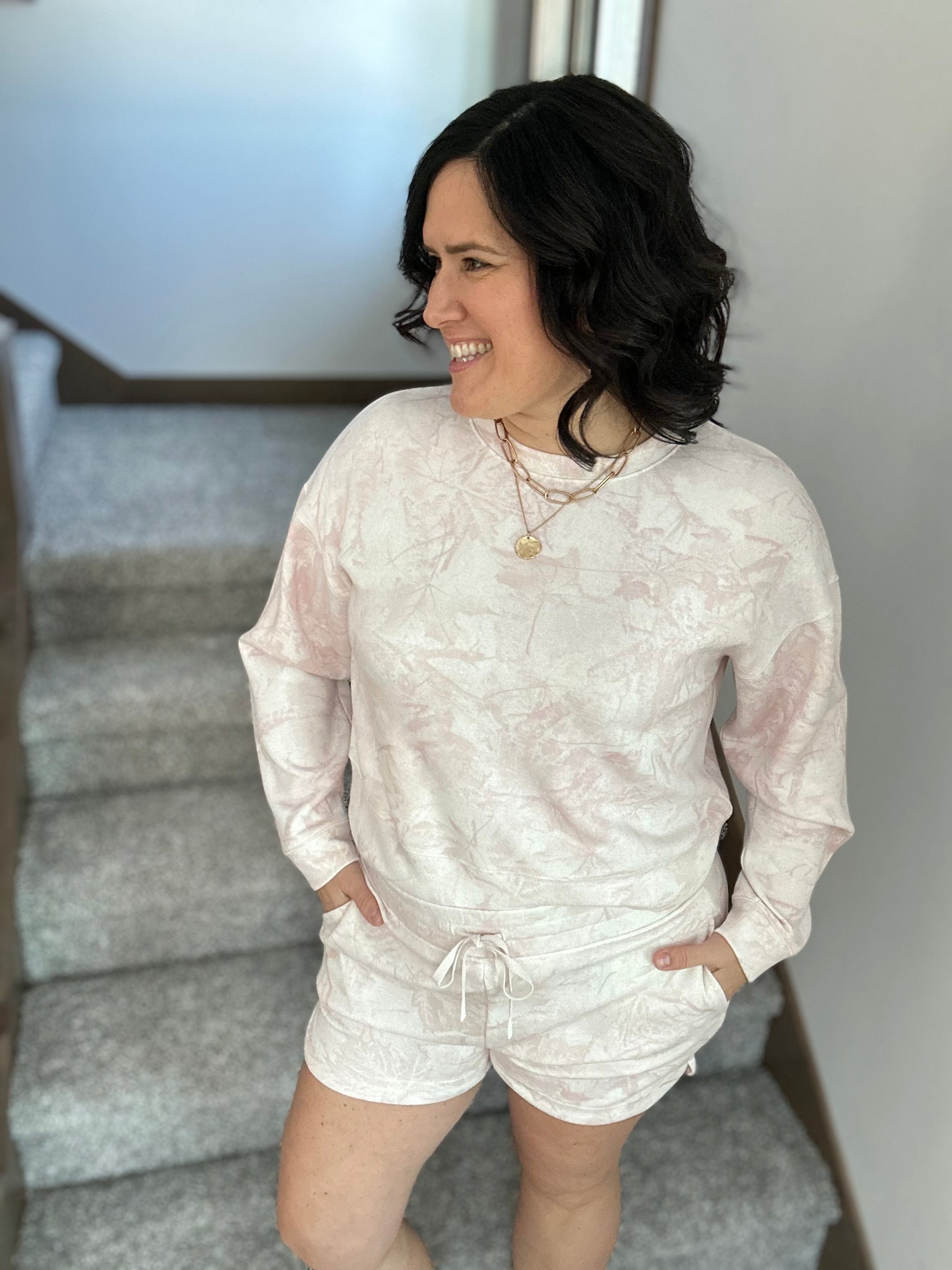 Camo Pink Sky Rosie Short Bottoms - Shorts THREAD & SUPPLY