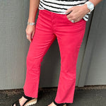 Strawberry Kelsey Ankle Flare Bottom- Pants KUT FROM THE KLOTH