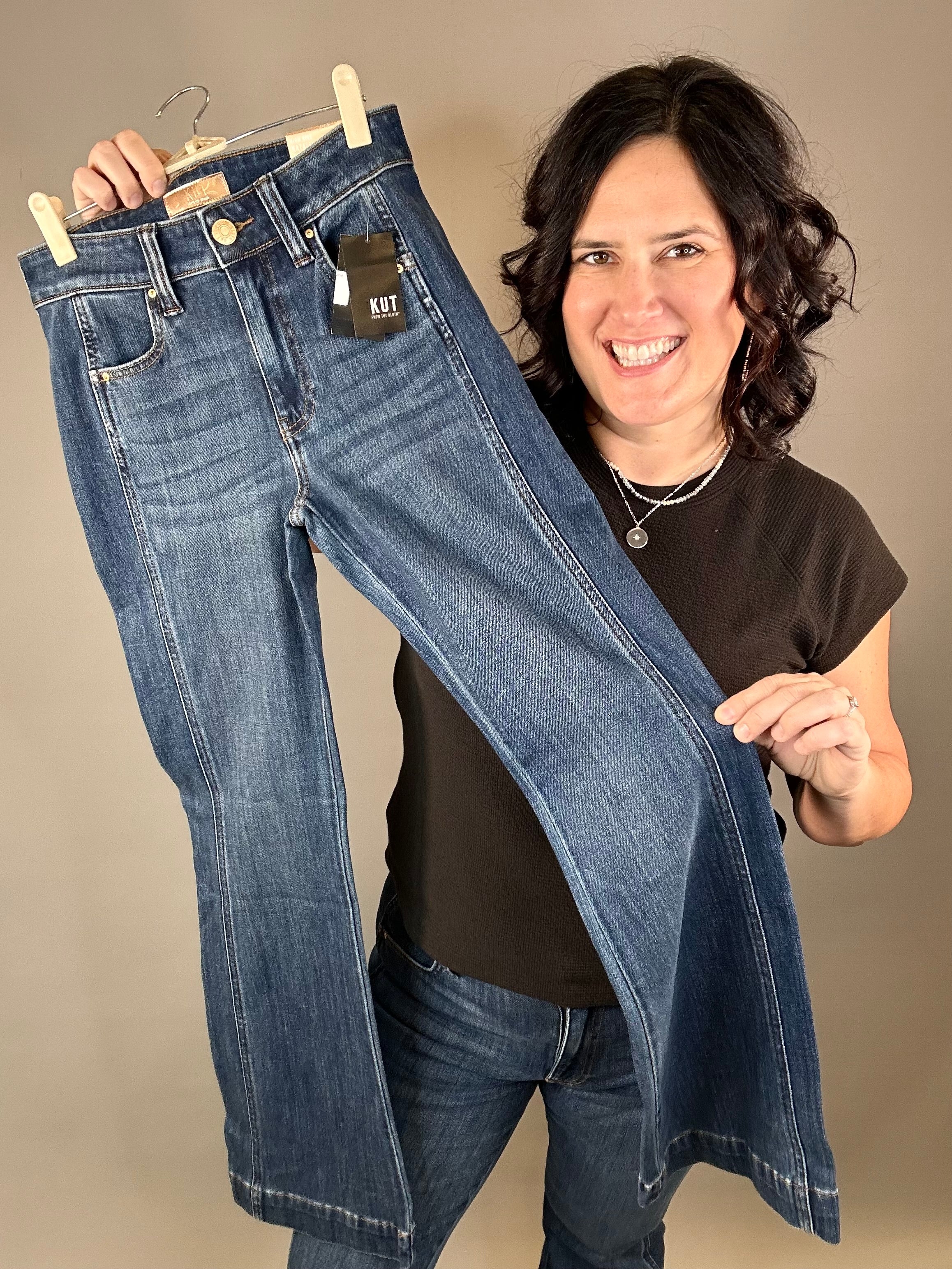 Natalie Choice Bootcut Side Panel Bottom- Pants KUT FROM THE KLOTH