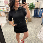 Black Modal Mini Dress Dresses RAE MODE