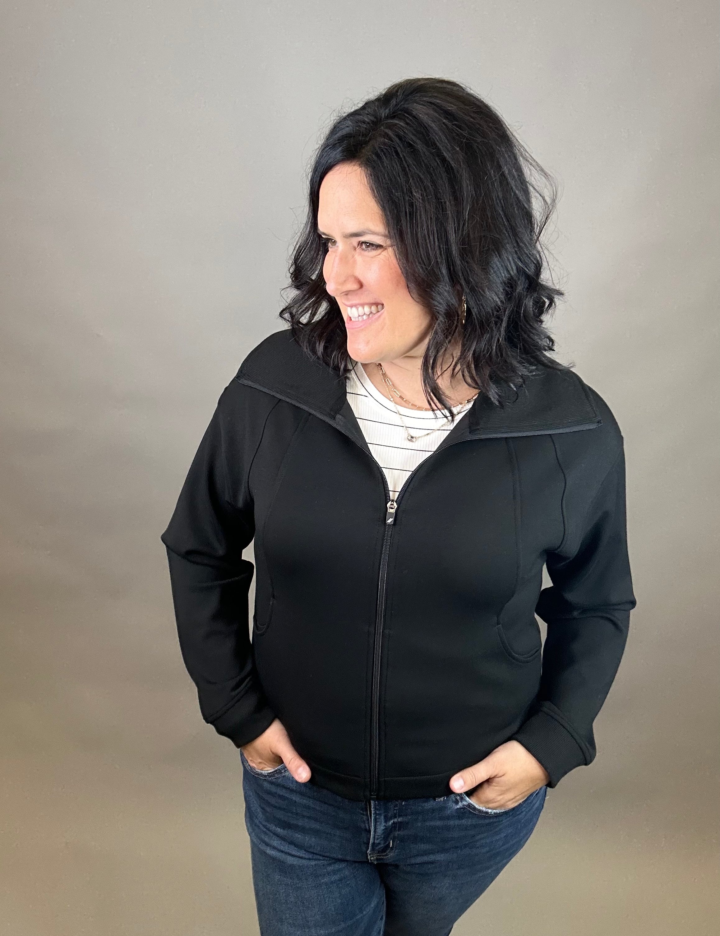 Black Doris Jacket Outerwear- Jackets THREAD & SUPPLY
