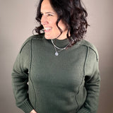 Green Goodwin Sweater Top - Sweater VELVET HEART