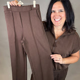 Espresso Modal Pants Bottoms - Pants DOE & RAE