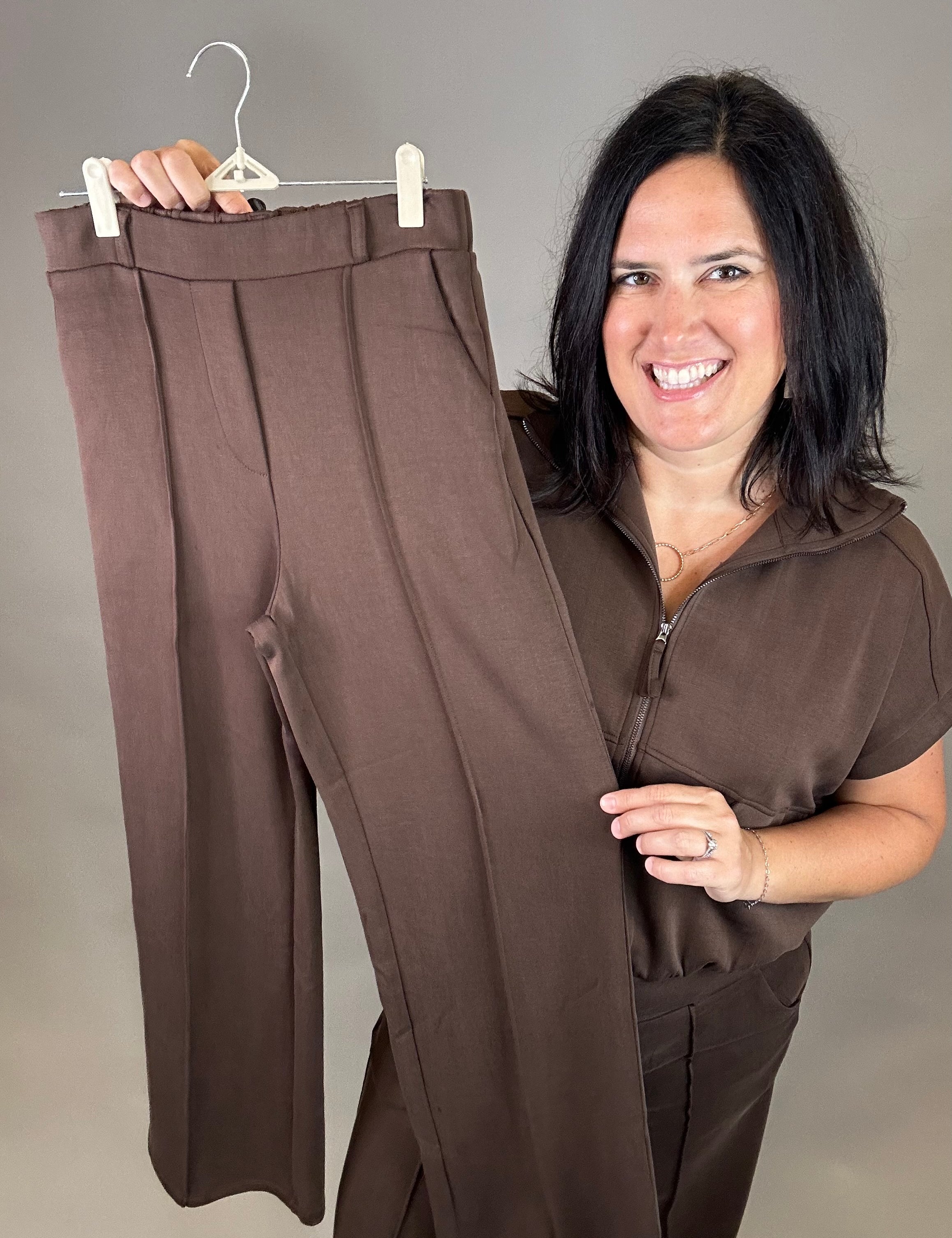 Espresso Modal Pants Bottoms - Pants DOE & RAE