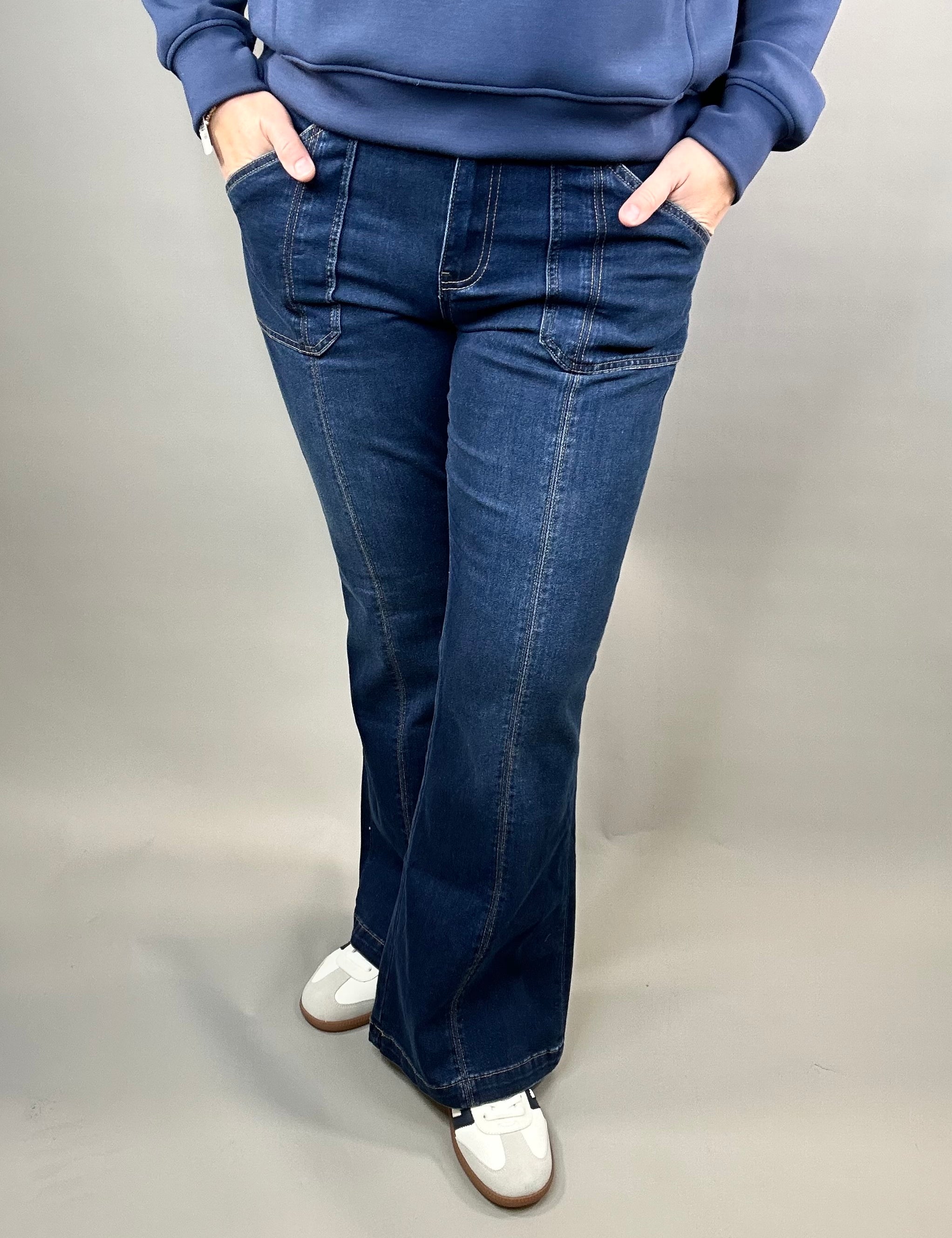 Highland Ana Flare Jean Bottoms - Pants KUT FROM THE KLOTH