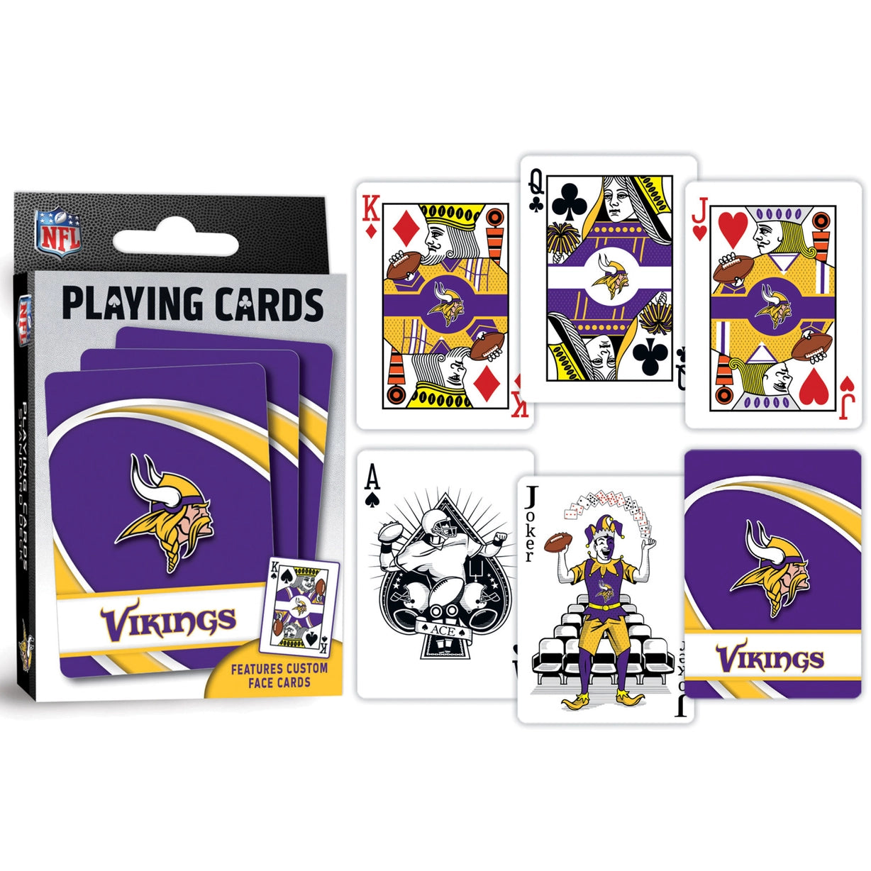 MN Vikings Playing Cards Home-Stationery MASTERPIECES PUZZLE COMPANY INC.