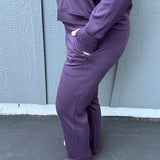 Deep Plum Comfort Zone Pants