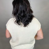 Ivory Drop Shoulder Sweater
