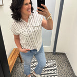 Moscato Crop Flare Jeans Bottom- Pants MICA DENIM