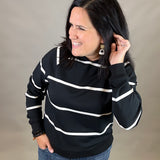Black Ivory Turner Hoodie Top - Sweatshirt THREAD & SUPPLY