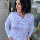 White Combo Montrose Performance Pullover Top - Tee FLAG AND ANTHEM