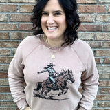 Mocha Cowgirl Graphic Sweatshirt